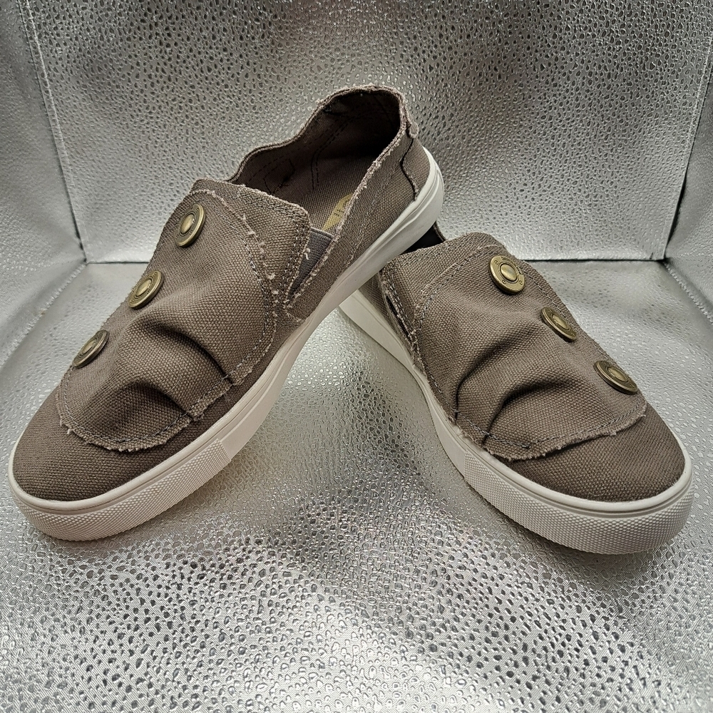 Oli Jolimall Brown Canvas Sneakers Woman Size 6